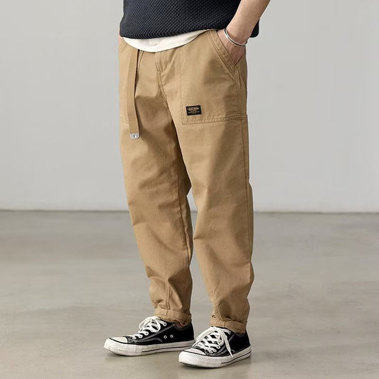 Casual Solid Color Lazy Youth Popularity Pants